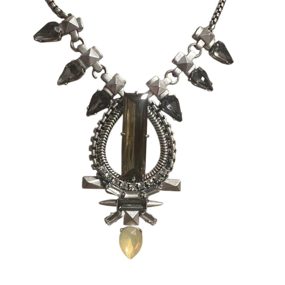 Vtg Stella & Dot Signed Eclipse Crystal Rhinestone Statement Convertible Whimsy